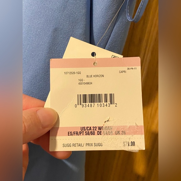 Kasper Women’s Plus Size 22W Blue Horizon Skirt NEW/NWT - Picture 4 of 11